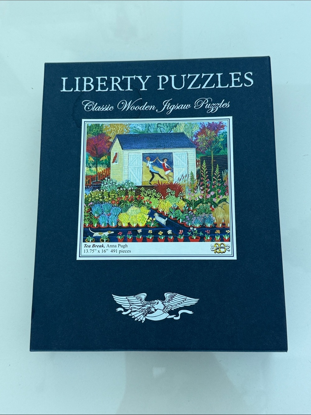 Liberty Puzzles Classic Wooden Jigsaw Puzzle Tea Break - Picture 2 of 5
